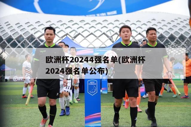 欧洲杯20244强名单(欧洲杯2024强名单公布)